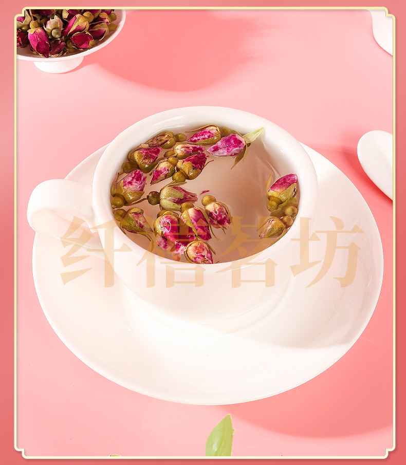 Rose Bud Flower Tea Mei Gui Hua 重瓣红玫瑰 Dried Rose Buds 30g Herbal Floral Infusion quality and texture
