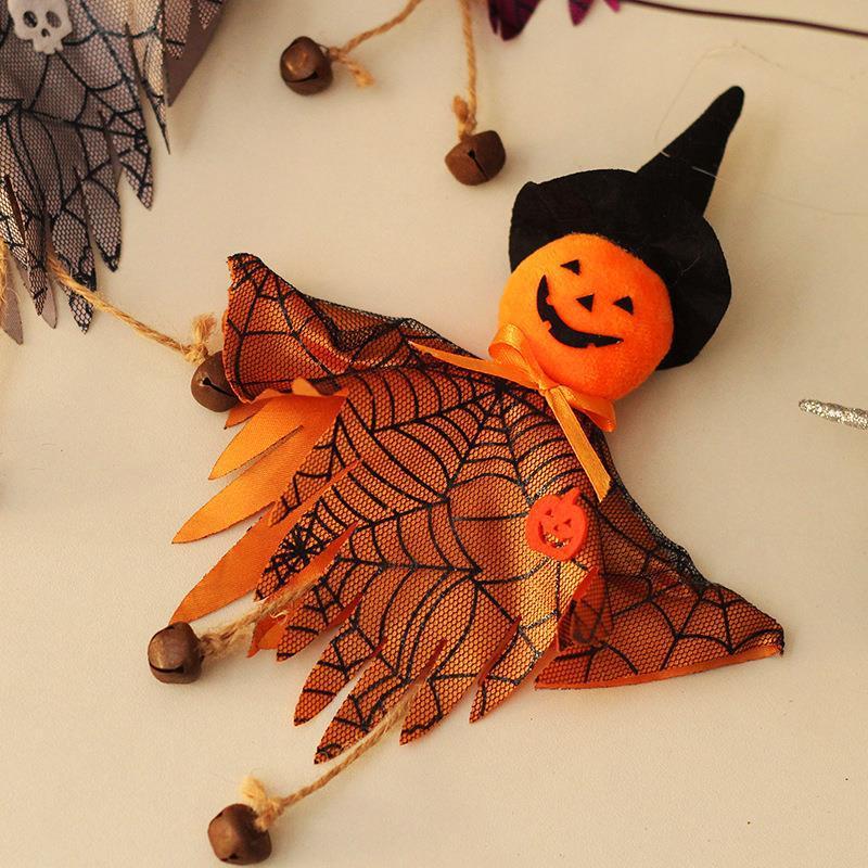 アマゾンの新商品ハロウィーン装飾品鬼節カボチャ幽霊魔女人形パーティー人形ストラップ|undefined