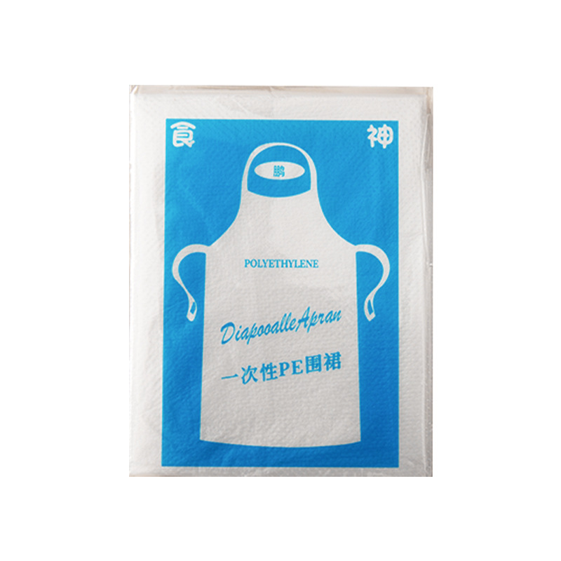 防塵絵画使い捨てエプロンpeプラスチック鍋成人児童絵画飲食防水防油よだれかけ卸売り