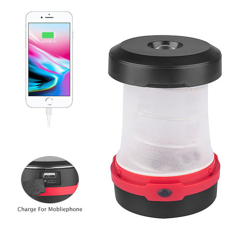 Cross-border solar pony lantern folding retractable camping light outdoor mini gift flashlight tent camping night light