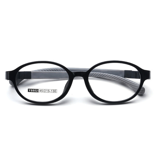 Dan Yang Manufacturer Supplies Wholesale Silicone Children's Eyeglass Frames Children Can Match Anti-Blue Light Myopia Eyeglass Frames 8802