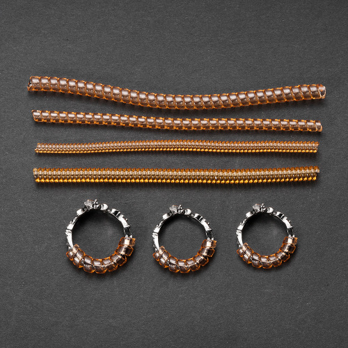 Ring adjuster elastic size adjustment protective cover transparent gold phone cord spring cord ring ring set wholesale