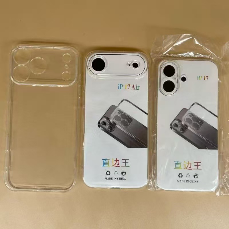 Clear Phone Case for Apple iPhone 17 16 15 14 Pro Max with Precise Cutouts Space Case Shockproof Protective Cover