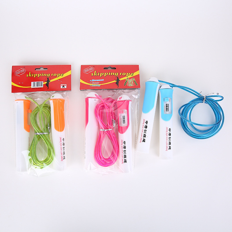 Student Wire Skipping Rope for Counting, Indoor and Outdoor Sports Equipment, Fitness Equipment, Other Weight Loss Rope-Based Aerobic Exercises