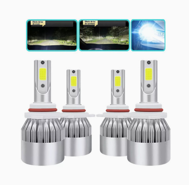 Tcyato Cross-Border Hot-Selling Led Headlight Set, Front Headlights, Fog Lights, High and Low Beam Modified Headlights