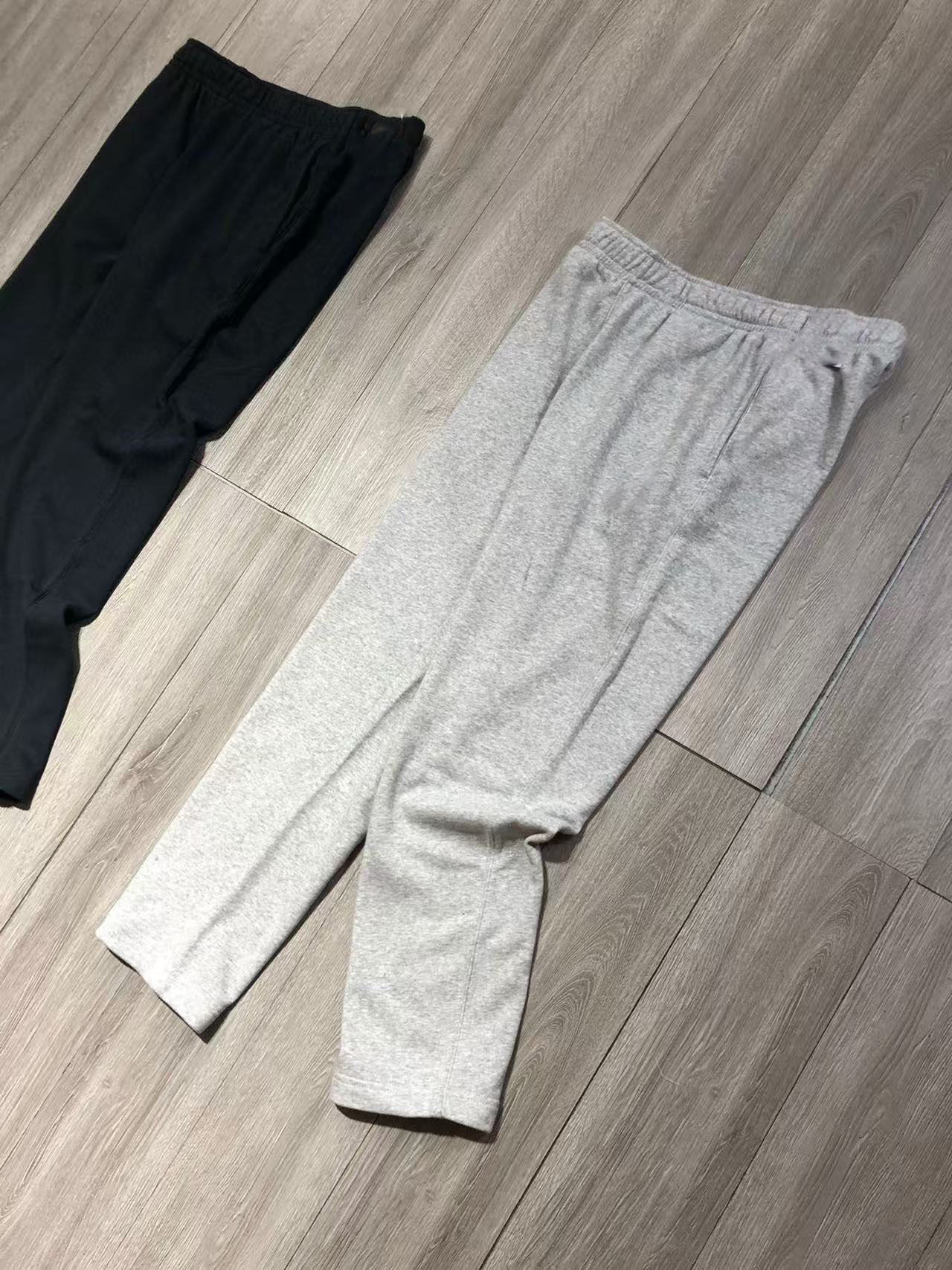24SS deportivo casual pantalones recto entrenamiento de carreras de punto pantalones deportivos para hombres 714