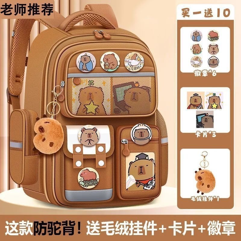Mochila escolar de la escuela primaria para niños, niñas lindas, niñas de primer a sexto grado