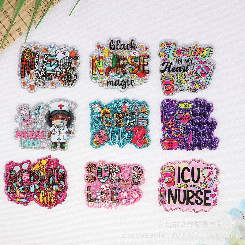 New Loose Powder Cartoon Organ Medical Rainbow Bag Jewelry Acrylic Cute DIY Patch Accessories New Loose Powder Cartoon Organ Medical Rainbow Bag Jewelry Acrylic Cute DIY Patch Accessories