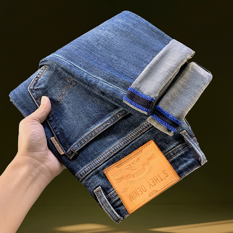 Джинсы ретро весна, демисезонные трендовые элитные штаны для отдыха, 2025 год