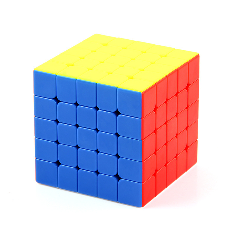 Moyu serie magnética dos tres cuatro cinco orden Cubo de Rubik pirámide magnética cinco Cubo de Rubik 3D tridimensional en forma de juguete Cubo de Rubik
