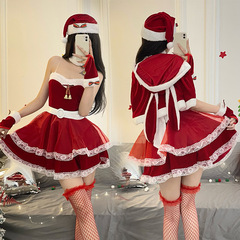 クリスマス服成人女性ヘラジカクリスマス祭りパーティー衣装サンタクローススーツcos舞台服