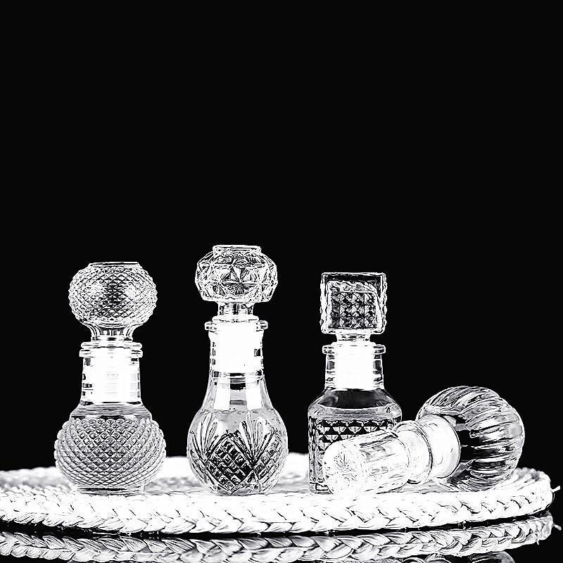 Fabricantes de vinos 50ml 1000ml botellas de prueba creativas botellas de vino rosado de diamante transparentes botellas de vino extranjero