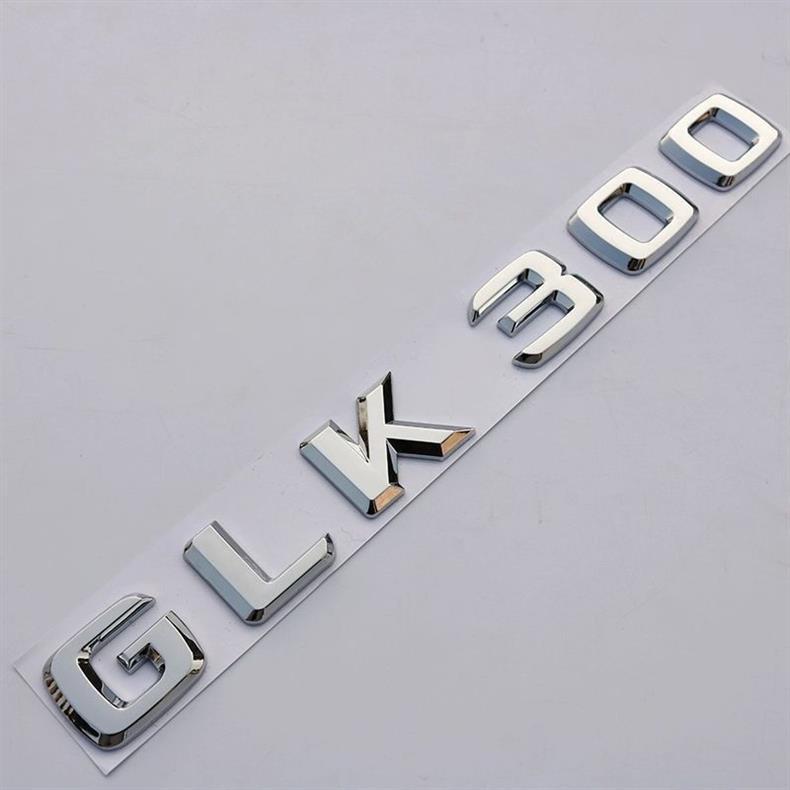 Old model Mercedes-Benz GLK200 lettering, GLK300 rear lettering, GLK350 rear lettering, GLK260 4MATIC modified car lettering stickers