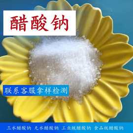 批发多种规格醋酸钠 三水无水乙酸钠 工业级食品级国标醋酸钠50kg