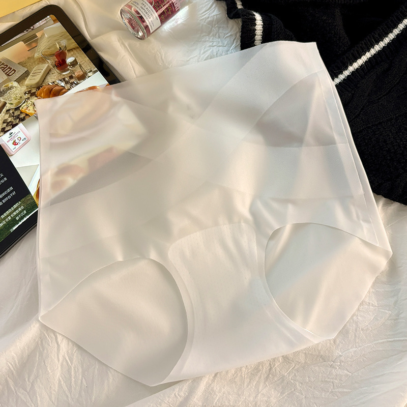 アイスシルクシームレス下着、ハイウエスト、快適なおなかコントロールヒップリフティングパンツ、ヒップクリップなし、通気性のあるマスクおなかコントロール下着、女性用|undefined