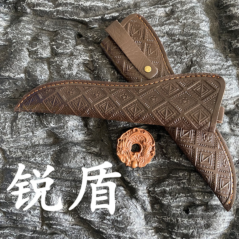 刀 水果刀 刀具 五金 PU材质32g直刀通用刀鞘保护刀刃