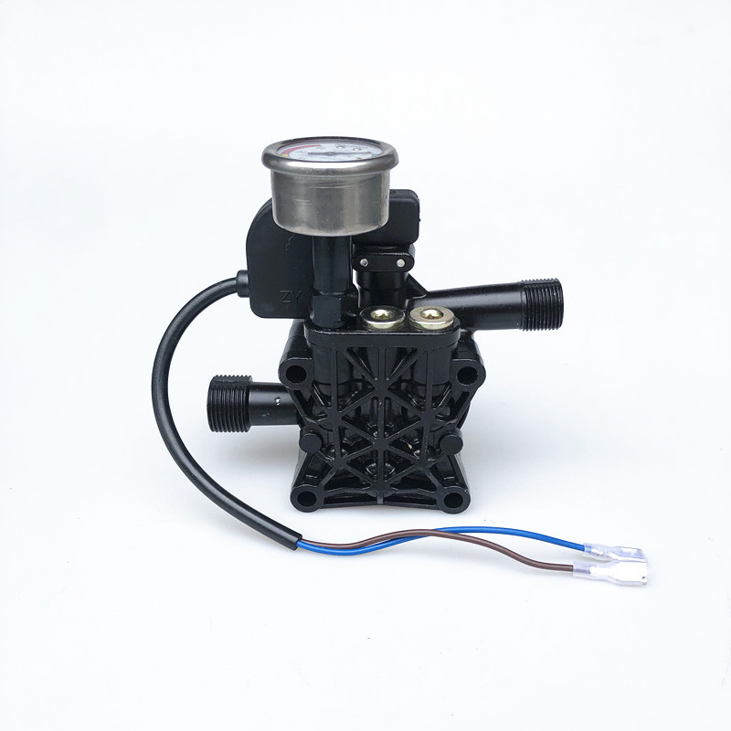 Xǐchējī – Portable High Portable car washer - premium-portable-pump-head-pressure-gauge