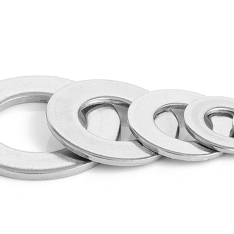 304 stainless steel gasket thickened screw flat washer metal iron round flat gasket flat washer M4/M5/M7/M8