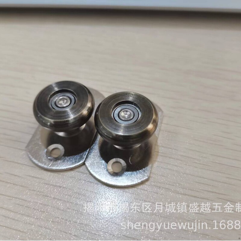 メーカーステンレス移動ドアプーリーポジショナーベアリング制限器押し引き木門下プーリー停止器卸売り|undefined