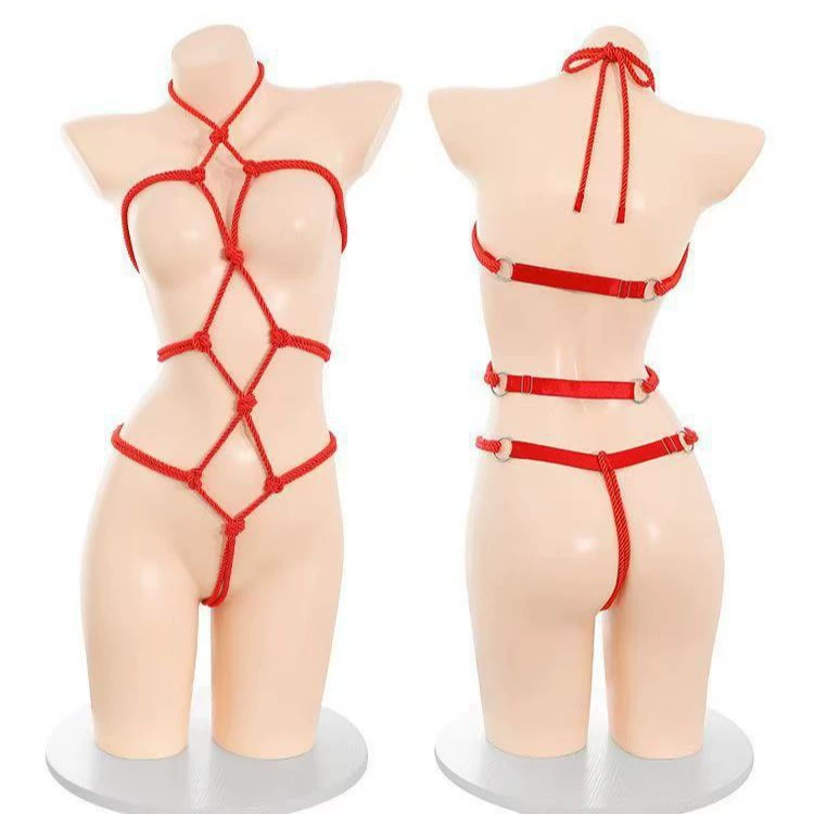 Xiyun Xunhuan сексуальный костюм bondage открытая верёвочная штука без снятия, горячая перспектива искушение сексуальный комплект нижнего белья