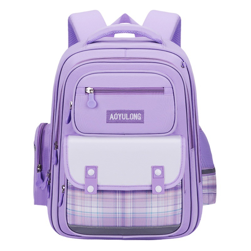Mochila ligera para niños transfronterizos nueva protección de la columna vertebral alivio de la carga mochila escolar para niñas mochila escolar para niños Escuela primaria al por mayor