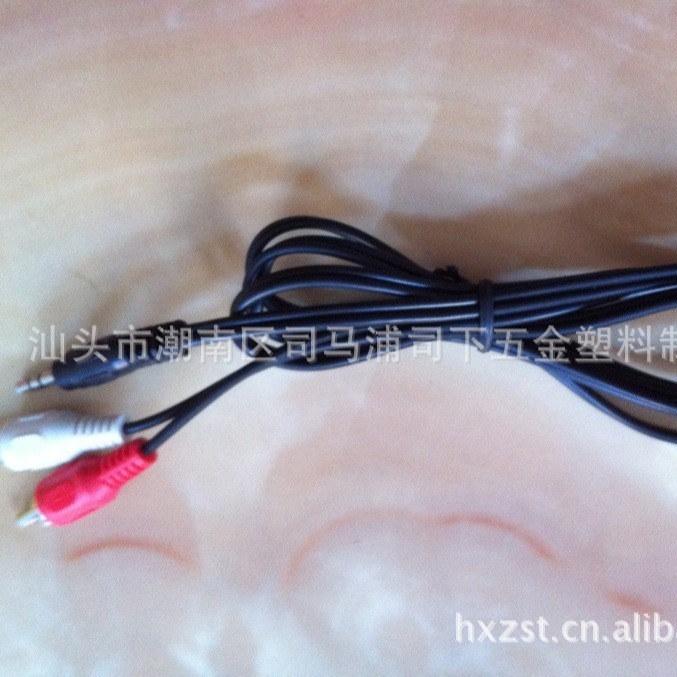 长期供应 一分二音频视频线 高清光纤音频视频线 音频视频线加工