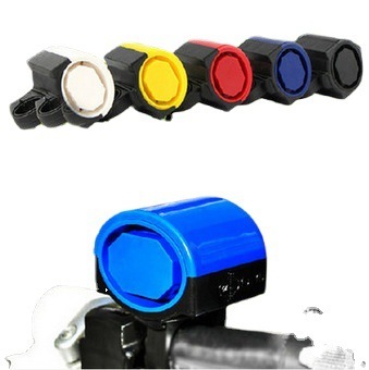 Electric bicycle bell with multicolor options, mountain bike single bell, battery-powered electronic bell horn accessories