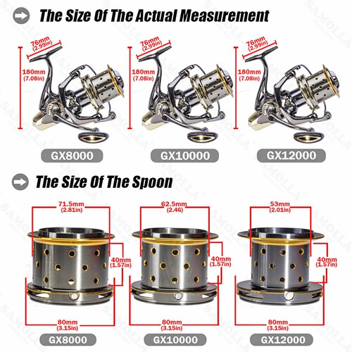 Full Metal Long-Range Spinning Wheel with No-Gap Seawater Protection for Large-Scale Deep Sea Fishing Tackle Wholesale 8000-12000