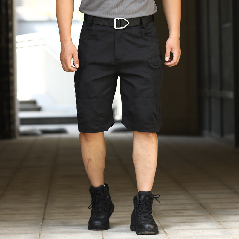 Pantalones de camuflaje tácticos de fanáticos militares de verano al aire libre urbano impermeable herramientas respirables pantalones de calzado