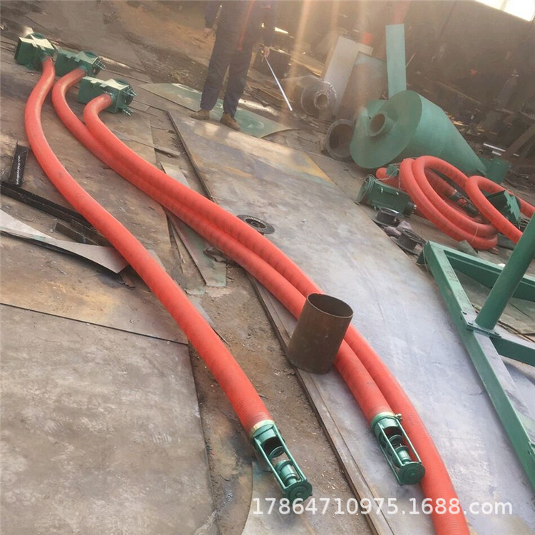 车载吸粮机玉米稻谷装车机新型软管螺旋颗粒物上料机