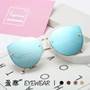 Fashionable retro marine sunglasses, glasses, city style, cat's eye, internet celebrity, Aliexpress