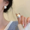 Copper matte earrings