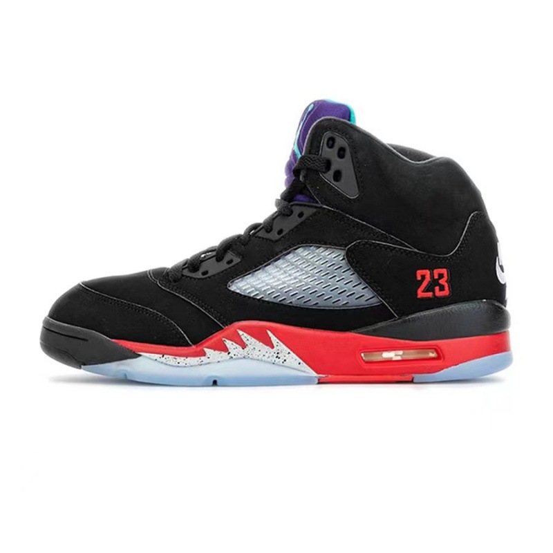 Zapatos Putian Suministro directo transfronterizo de carreras aj5 Blue Grape Morado Rukawa Maple Oreo Zapatillas de baloncesto deportivas de todo fósforo para hombres y mujeres