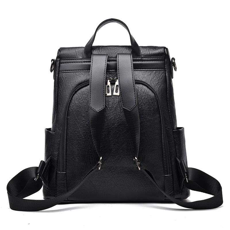 Mochila para mujer, modelo 2025, de doble uso, de cuero suave, estilo coreano, informal, de tela Oxford, para la escuela, para viajes, al por mayor