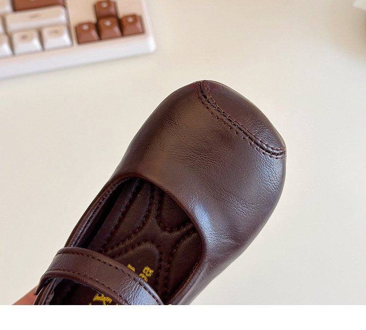 Sapatos de pele de princesa para bebé menina sola macia_voghion.com