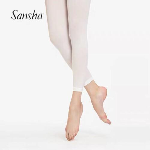 Three Sand Dance Socks, White, Professional Practice Dancing Over-the-Knee Socks, Thin, Adult Female Ballet Socks, Art Exam Hole Socks Batch