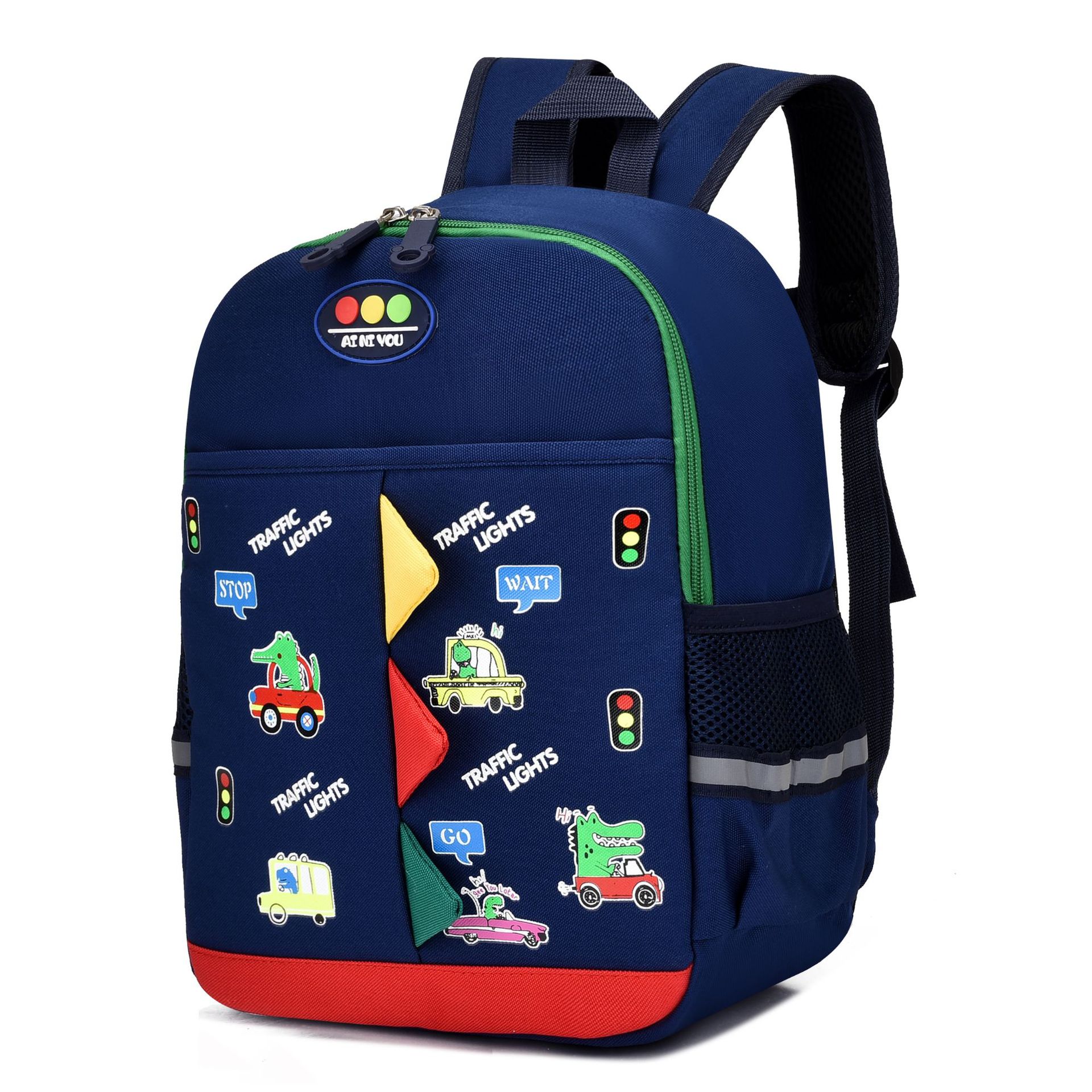 Comercio exterior nueva mochila tridimensional para niños de dibujos animados lindo mochila reducción de la carga protección de la columna vertebral escuela primaria estudiante mochila