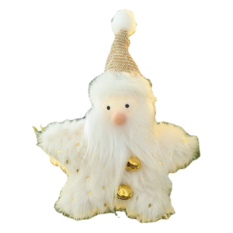 Muñecos de peluche navideños, juguetes de peluche, adornos, colgantes para árboles de Navidad, suministros para decoración de escenas, regalos al por mayor