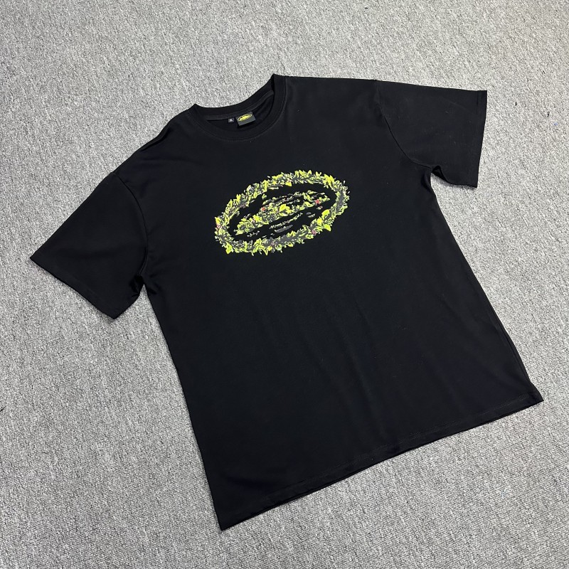 Comercio exterior al por mayor Alcatraz Basic Series C0rteiz Phantom Letter Logo Camiseta impresa Traje de pareja