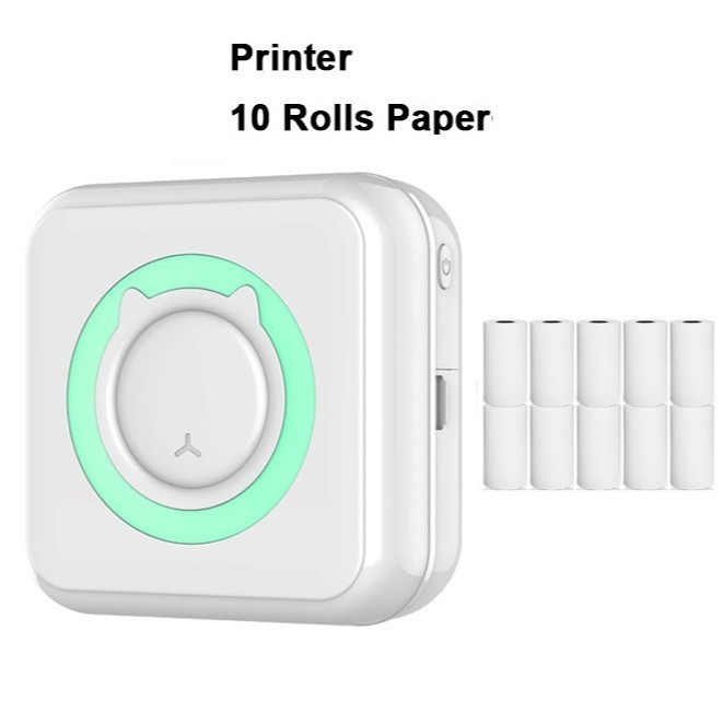 C15 portátil mini impresora térmica de bolsillo estudiante mini pregunta incorrecta máquina impresora