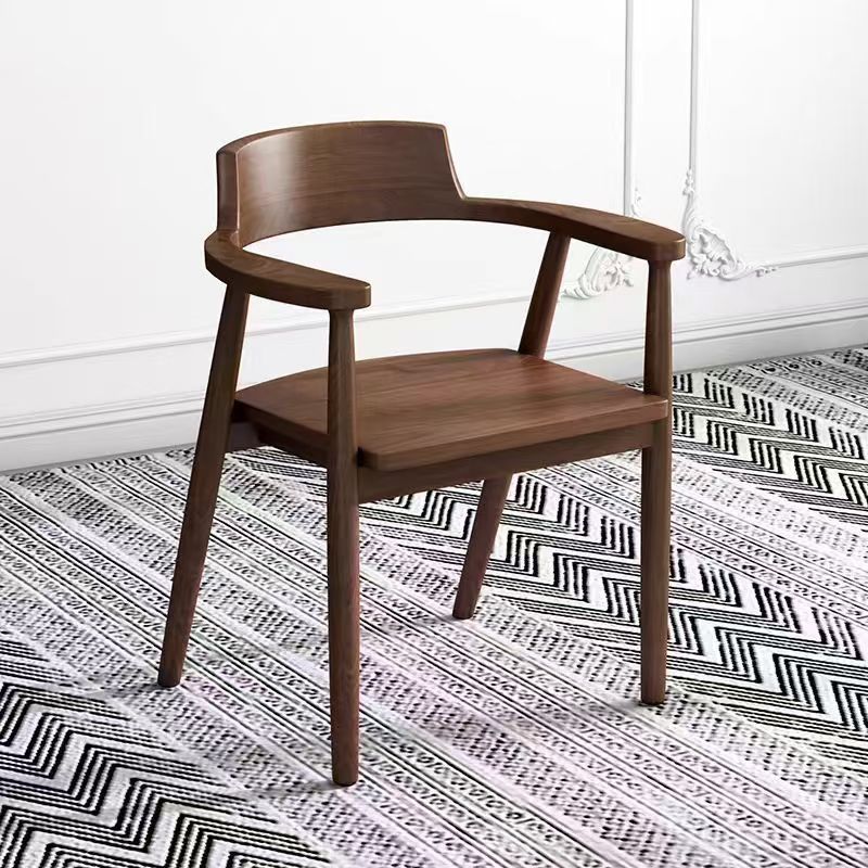 Sillas de comedor de madera sólida nórdica sillas de mesa