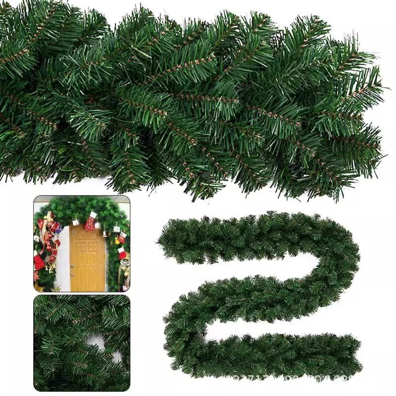 クロスボーダークリスマス模擬籐装飾品 2.7 メートルクリスマスツリー籐籐ペンダントクリスマスシーンアレンジメント|undefined