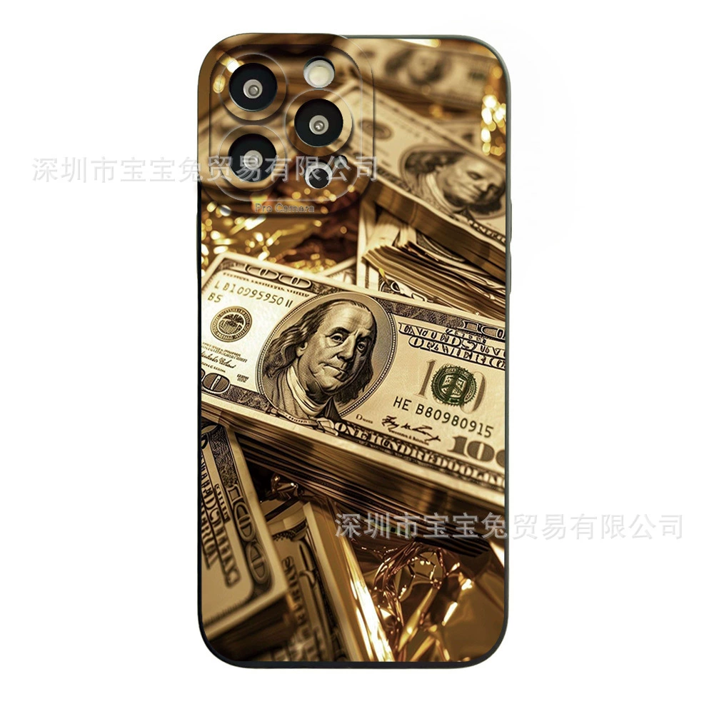 Apple, compatible iphone 17, golden protective case, mobile phone, 17 pro max