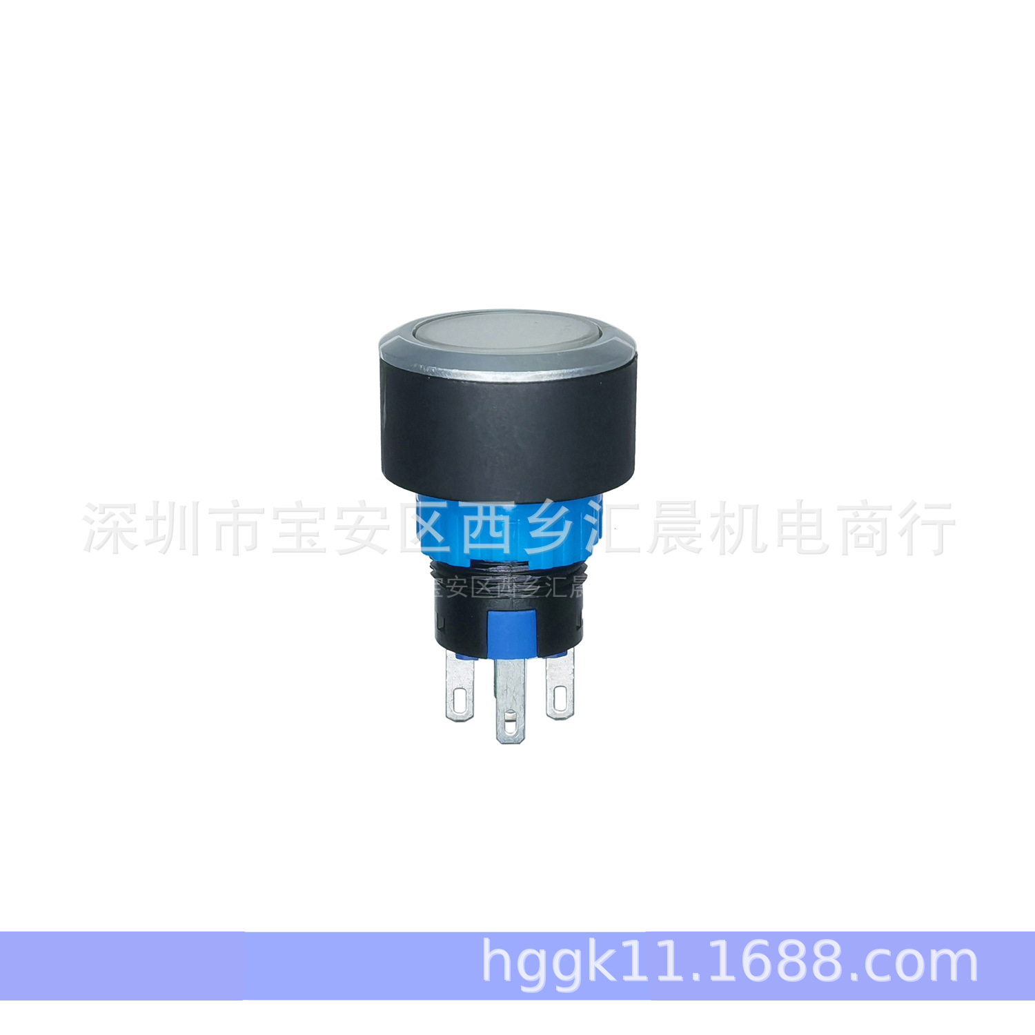 ONPOW红波按钮LAS1-AWY-22/W/24V平面型按钮