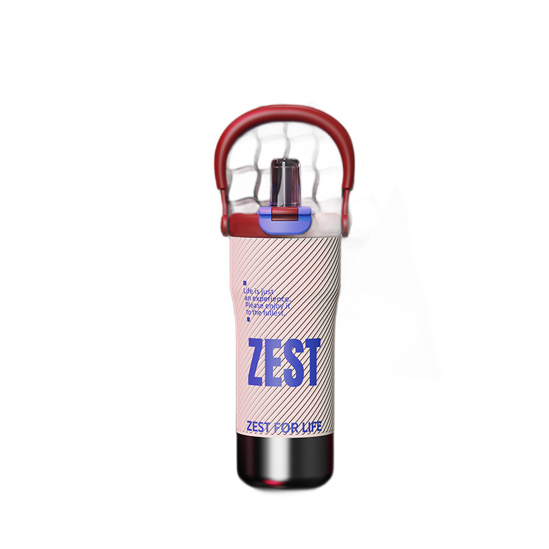 Taza de hielo de acero inoxidable de gran capacidad Taza de aislamiento de alto valor facial Taza de mano de estudiantes Taza de agua portátil doble al aire libre
