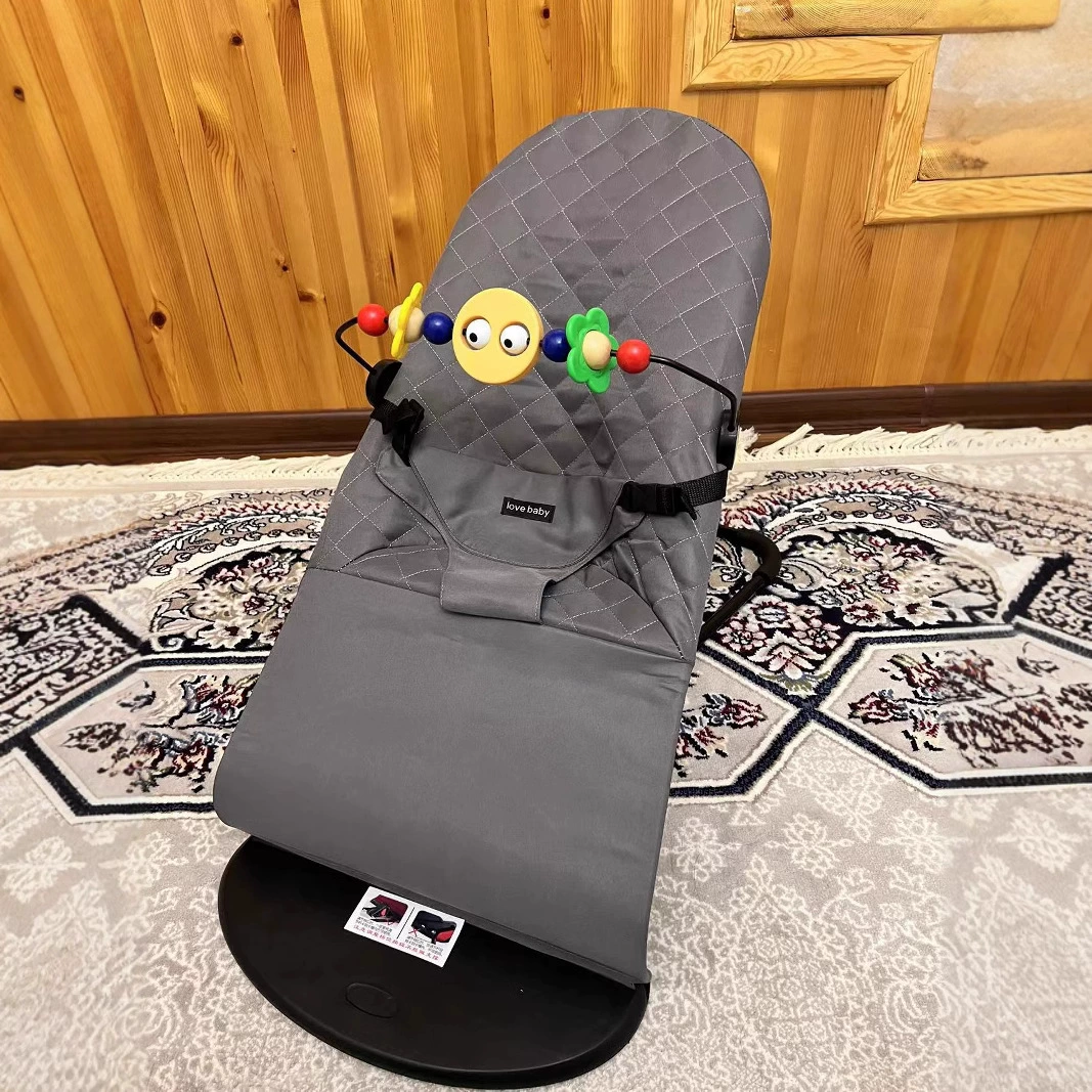 Детская качалка-кроватка, складная, портативная легкая 1.6 кг, reclining & бар для игрушек