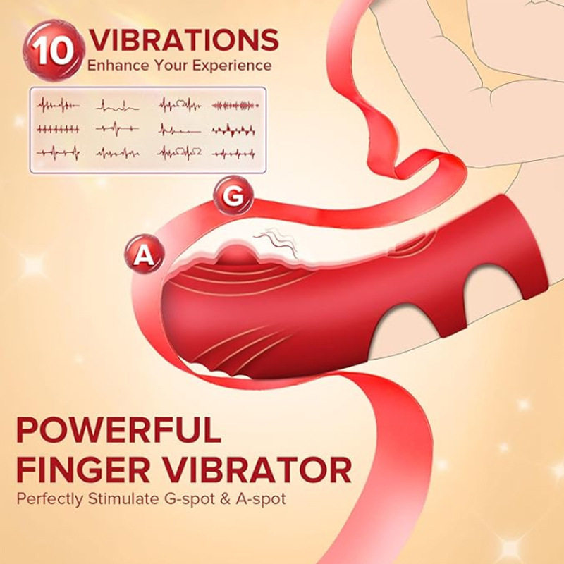 Vibrating finger cot