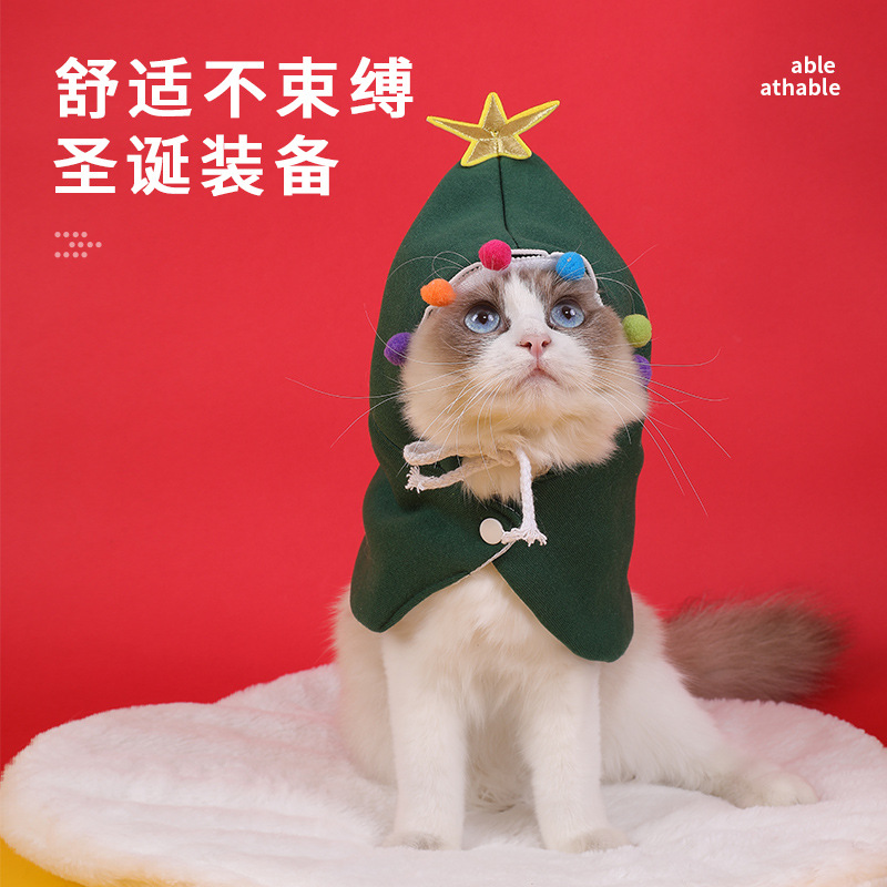 Ropa para mascotas Navidad Halloween capa traje de vacaciones suministros para mascotas gato perro ropa de algodón traje de transformación