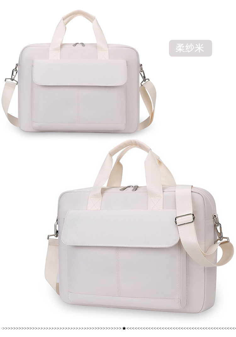 Bolsa de computadora portátil transfronteriza 15.6 pulgadas bolso de computadora de gran capacidad bolso de impresión de logotipo de negocios para hombres y mujeres