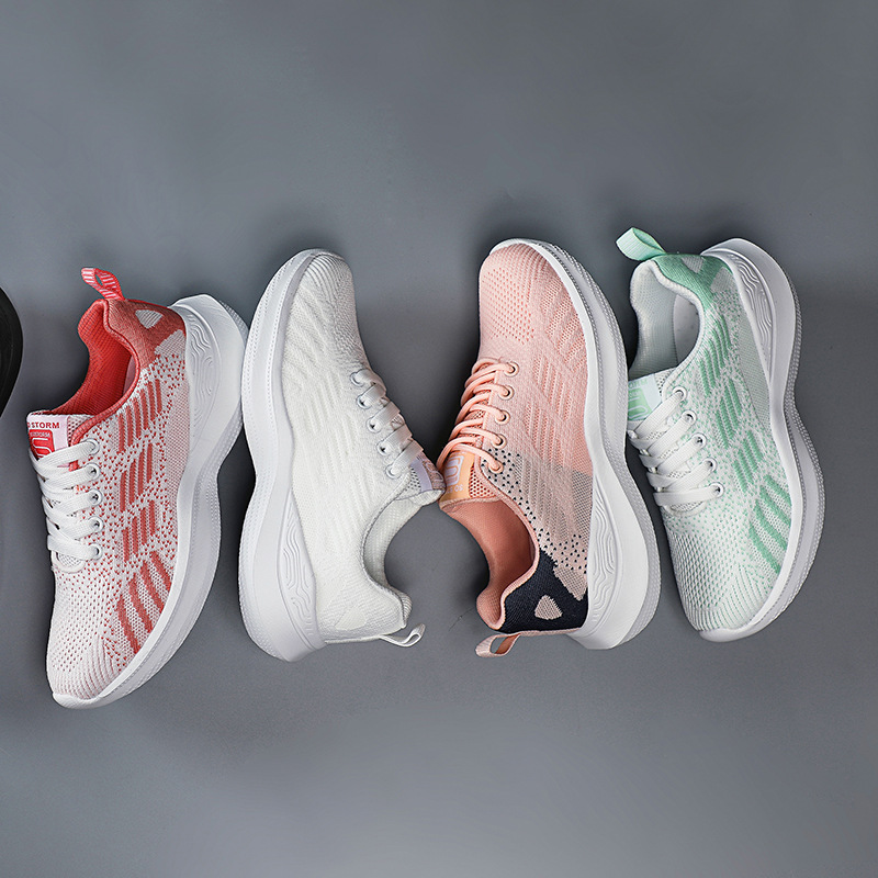 Femmes chaussures de Tennis chaussures de sport baskets maille toile antidérapante Absorption des chocs facile à nettoyer chaussures baskets_voghion.com